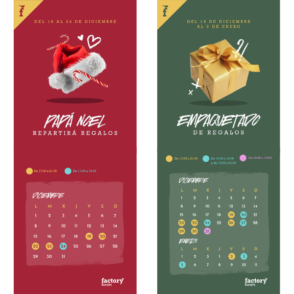 ESTA NAVIDAD, LÚCETE EN FACTORY BONAIRE